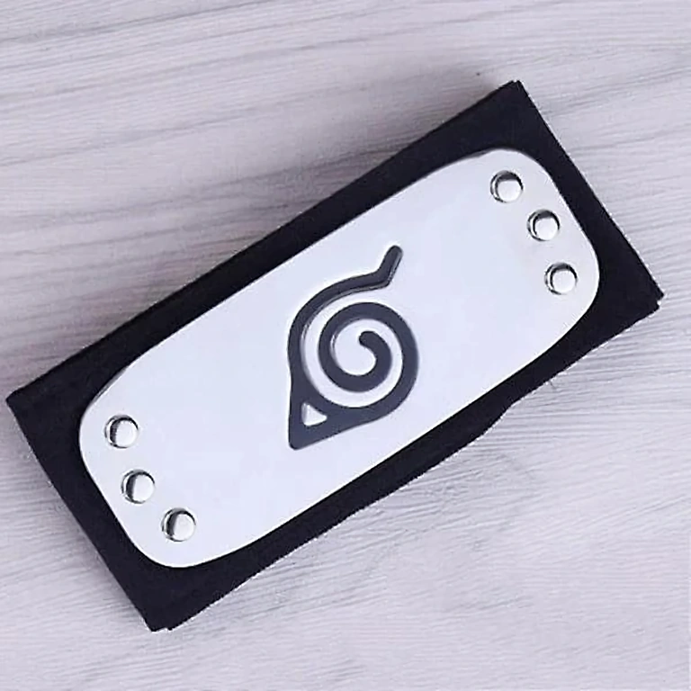 Bandana met symbool van Hidden Leaf Village Bandana met Konoha-embleem voor cosplay of collectie