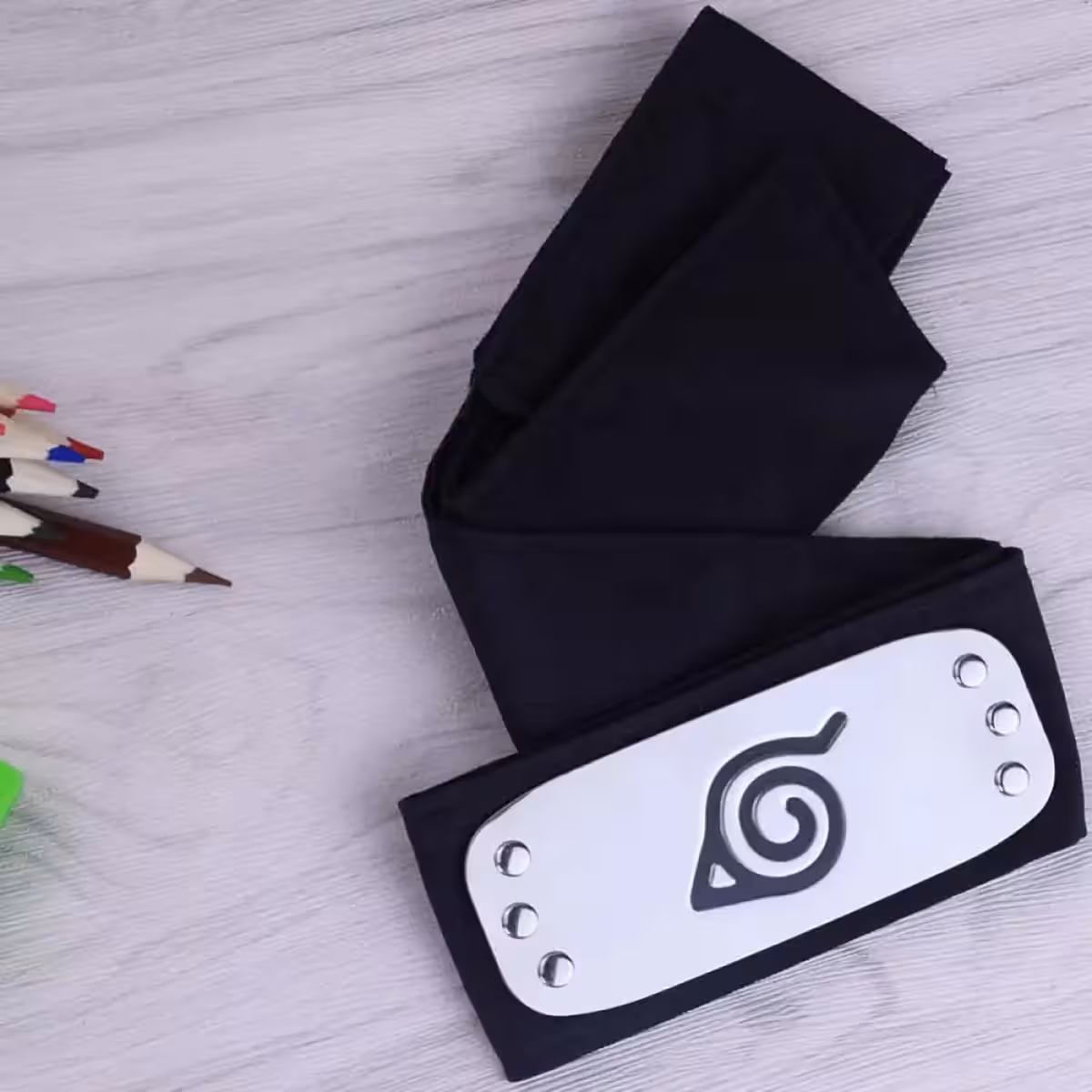 Cosplay accessoire Naruto – bandana met Konoha blad symbool