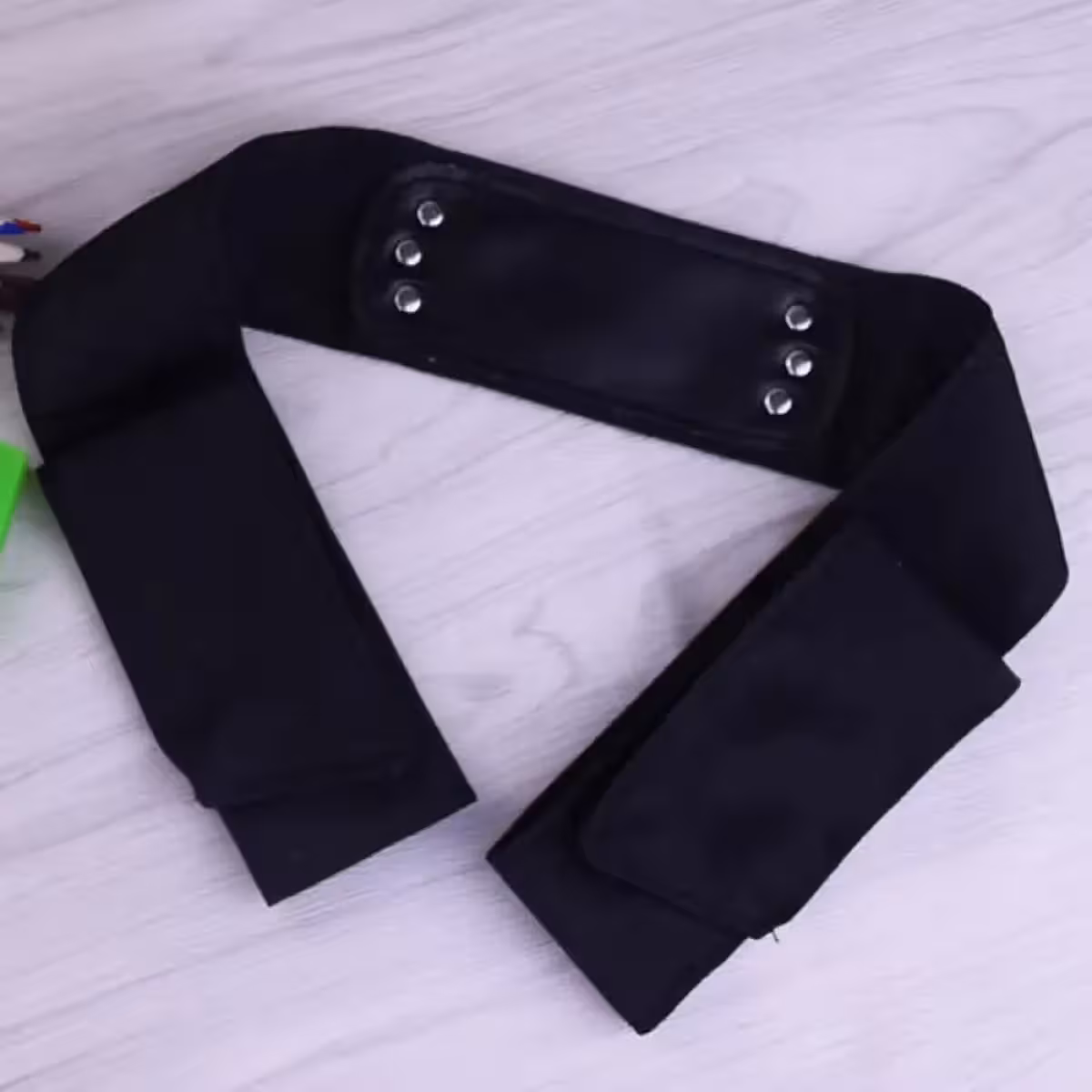 Naruto ninja bandana met metalen plaat en Naruto inscriptie