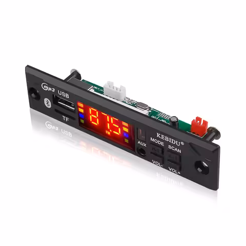 Auto MP3 Bluetooth Module 12V met USB, SD-kaart, FM-radio en afstandsbediening – Universele speler