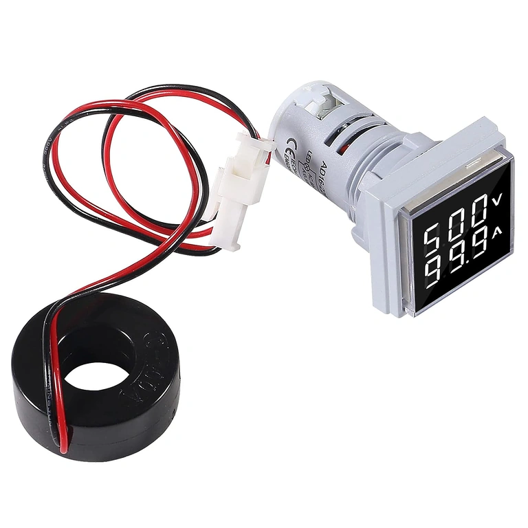LED indicator voor stroom en spanning LED-display voor nauwkeurige AC-waarde weergave