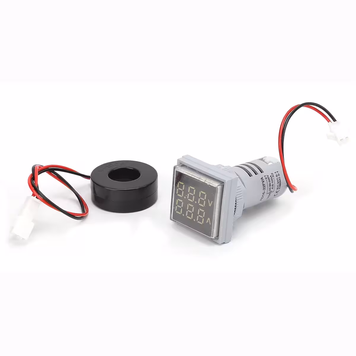 Spannings- en stroommeter monteerbaar in schakelkasten