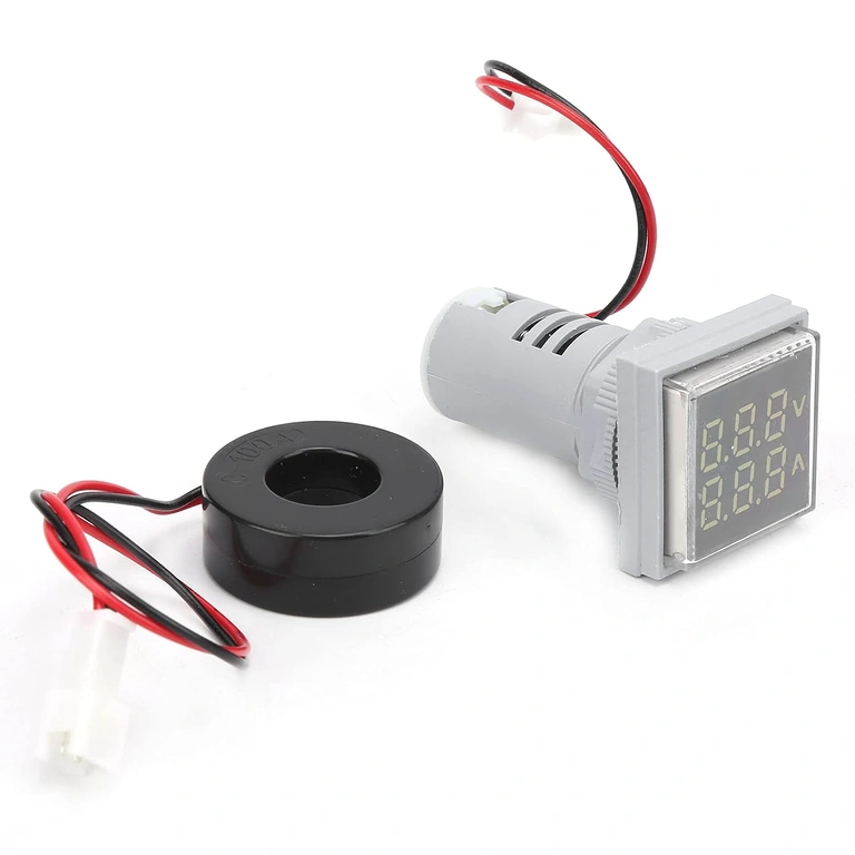 Volt-ampèremeter met meetspoel Afbeelding van spoel voor stroommeting