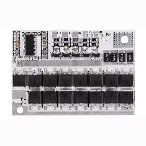BMS 5S 100A 21V – Beschermings- en balanceringsmodule voor Li-Ion 18650 batterijen