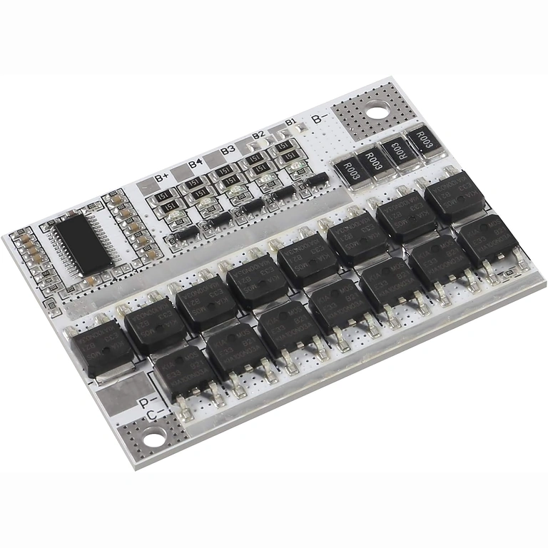 BMS 5S 100A overlaadbeveiliging Beschermingsmodule voor 5 x 18650 accu’s, beschermt tegen overspanning, kortsluiting en ontlading