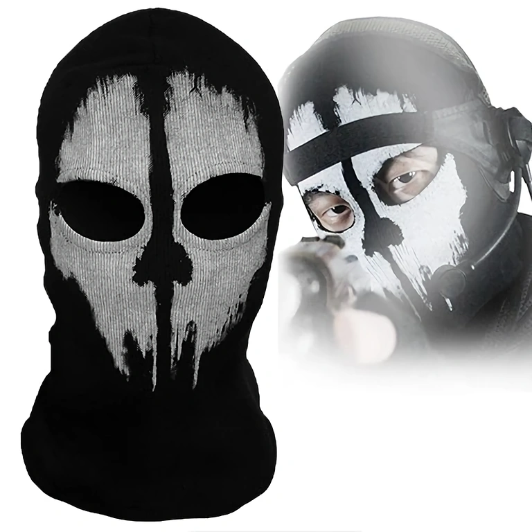 Op maat gemaakt Call of Duty Ghosts masker voor outdoor paintball, airsoft en sporten