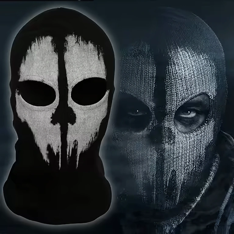 Thermisch Call of Duty Ghosts masker, ideaal voor wintersport, ski en snowboard
