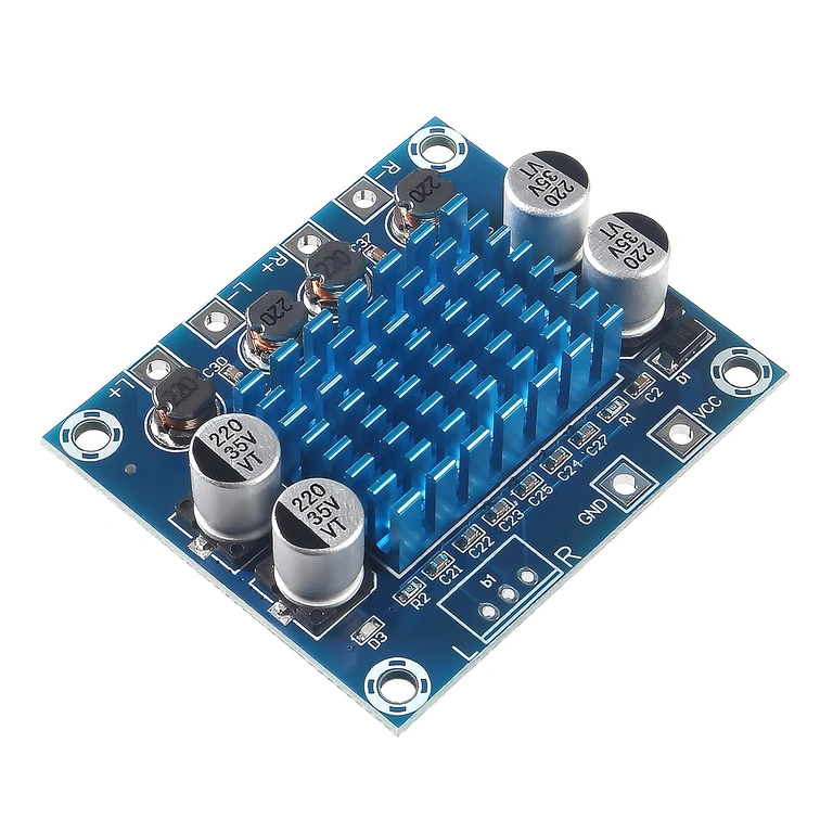 Detail koellichamen voor XH-A232 auto versterker