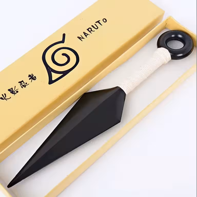 Ninja Kunai Naruto mes – ABS kunststof 1:1 replica voor anime fans