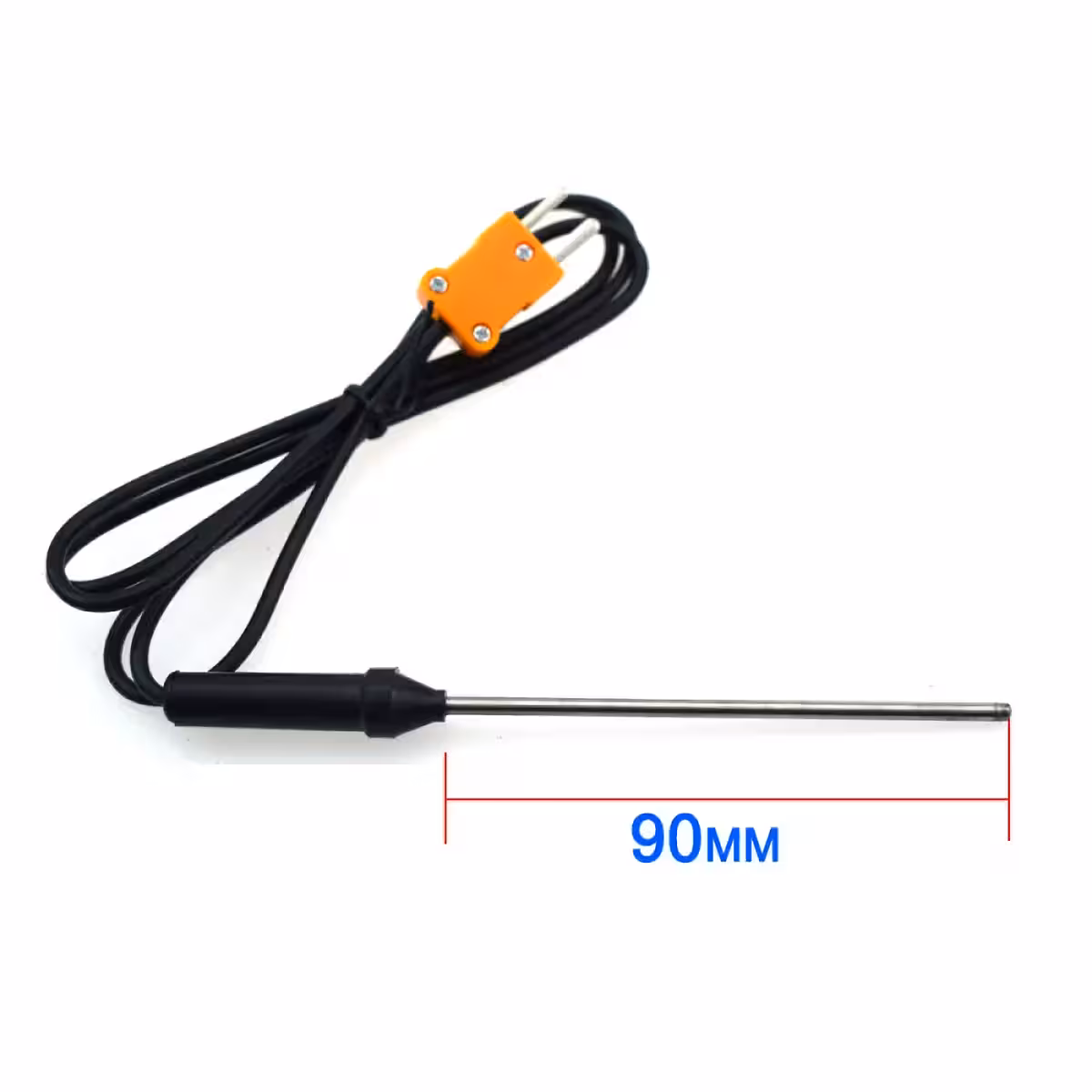 Professionele K-type temperatuurprobe voor metingen tot 1300°C