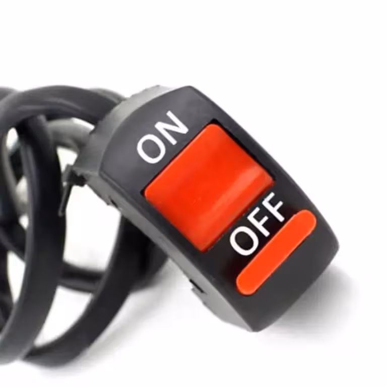 Handvat schakelaar ON/OFF 12V–48V voor motor, fiets, scooter, ATV