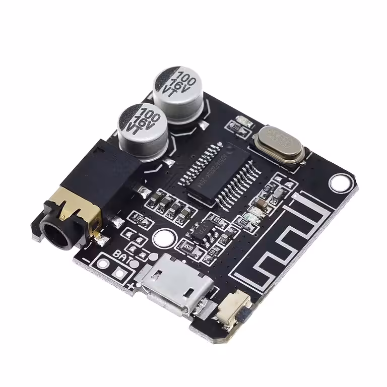 Bluetooth 5.0 audio ontvanger VHM-314 met USB – Auto-adapter, externe geluidskaart, telefoonapp