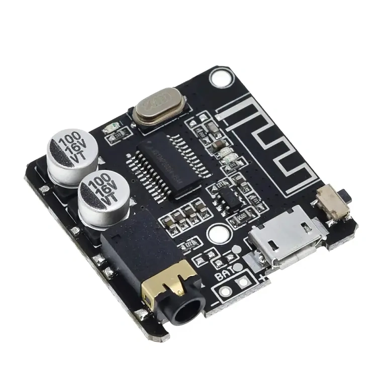 Bluetooth ontvanger met 3,5 mm jack uitgang Bluetooth-audio-ontvanger met 3,5mm uitgang voor speakers en hoofdtelefoon