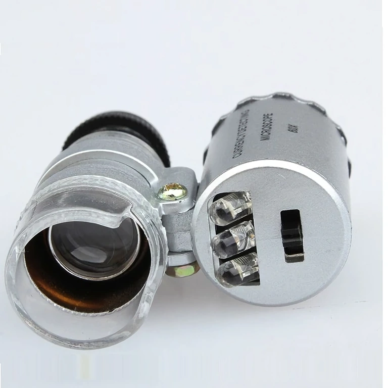 Loep microscoop voor horloge controle Vergrootglas microscoop ideaal voor het inspecteren van horloges met LED-verlichting