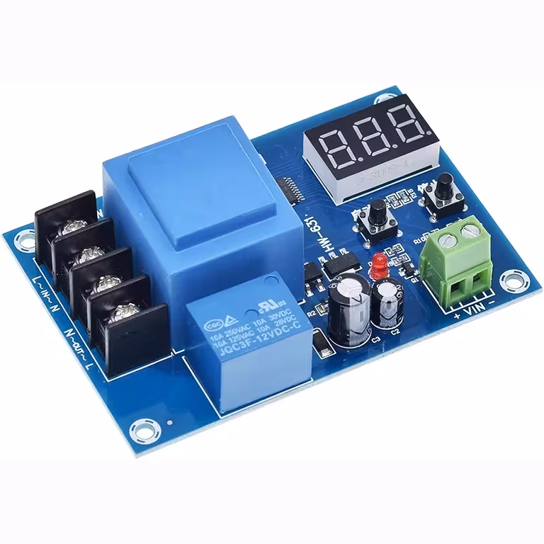 Batterijlaadmodule XH-M602, regelbare spanning 3.7V–120V voor 12V 24V 48V auto, zonnepanelen en UPS
