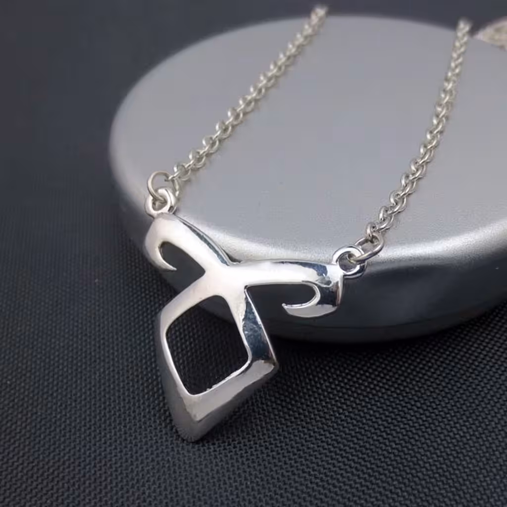 The Mortal Instruments City of Bones hanger – Angel, zilverkleurige fantasie ketting