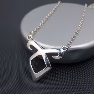 The Mortal Instruments City of Bones hanger – Angel, zilverkleurige fantasie ketting