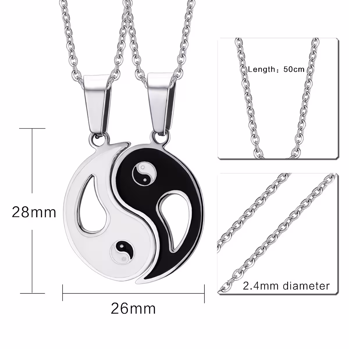 Yin Yang hanger – balans tussen twee personen