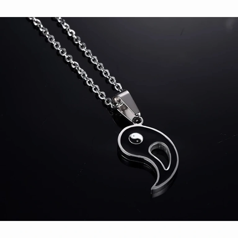 Spirituele Yin Yang ketting – Tao stijl Sieraad geïnspireerd door Taoïsme – Yin en Yang