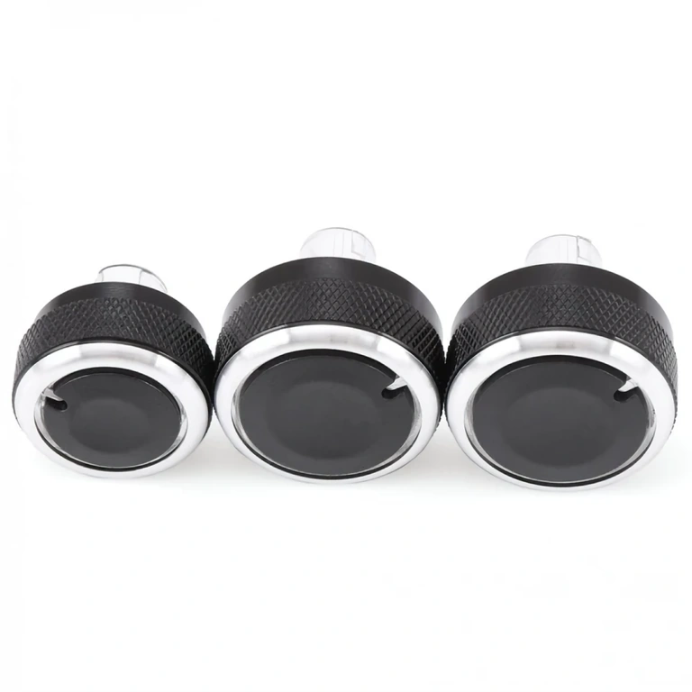 Dashboard AC knoppen met modern design – set van 3 stuks