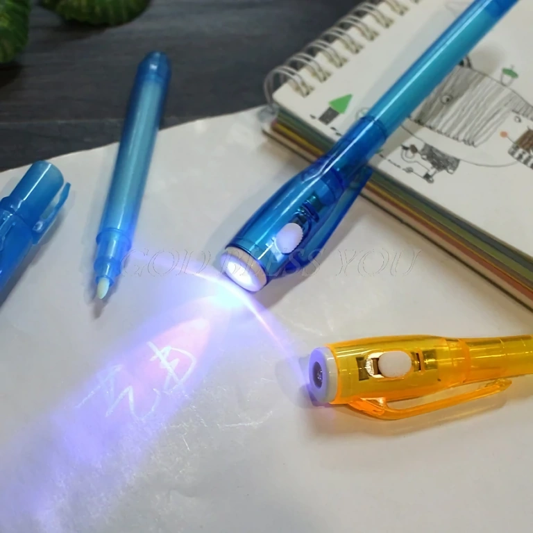 UV tekenpen Speciale tekenpen met inkt die alleen zichtbaar is onder UV-licht