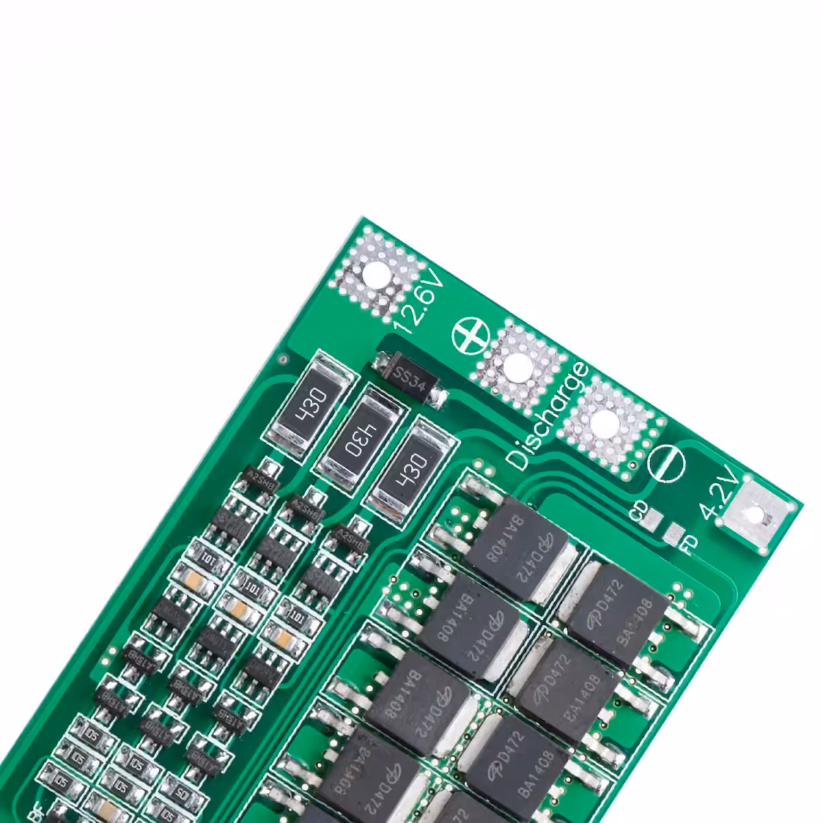 Elektronische module voor controle en bescherming van 18650 Li-Ion accu’s