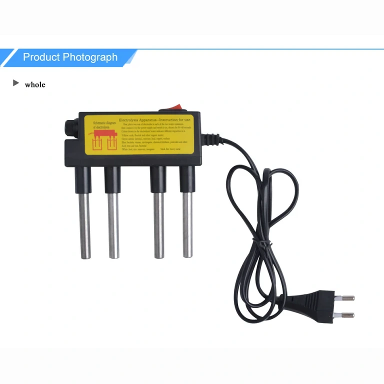 Thuis waterkwaliteitstest met elektrolyser Eenvoudig in gebruik voor thuis watercontrole