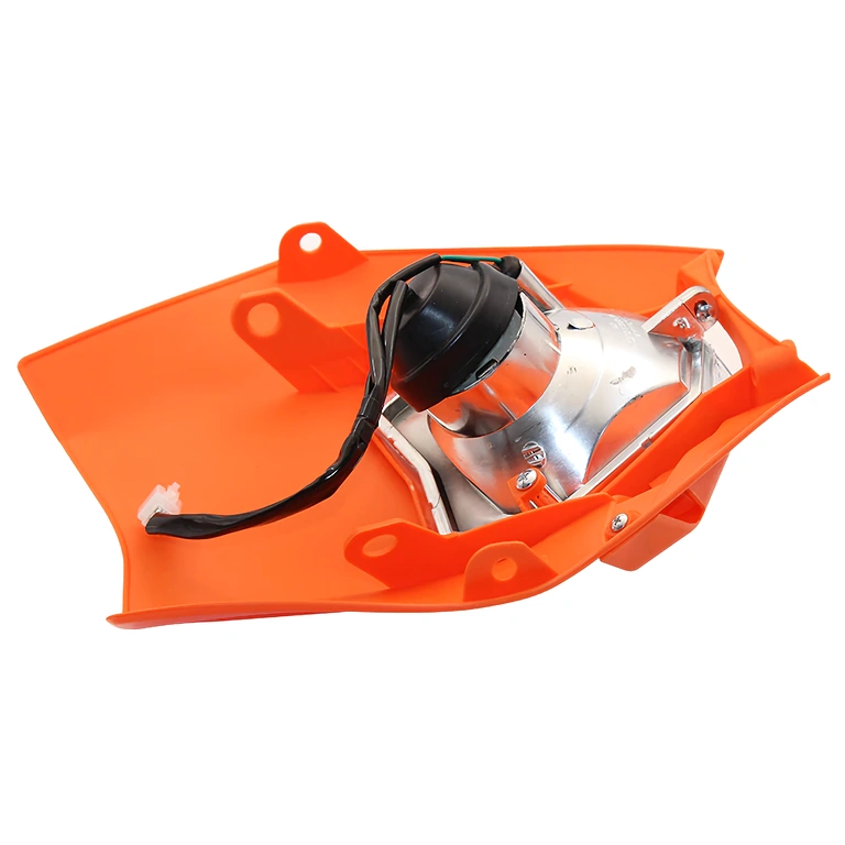 Motocross koplampmasker met vorkmontage Universele motorkoplamp met 4 rubberbanden voor snelle montage