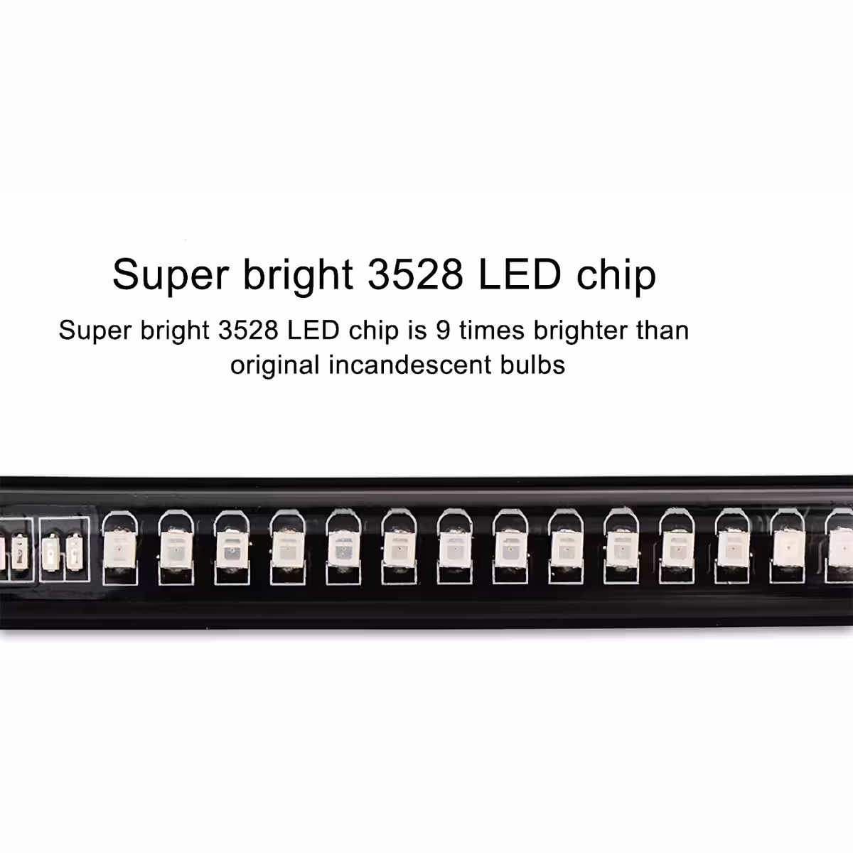 Achterlicht met 48 LED’s voor motoren, scooters, ATV