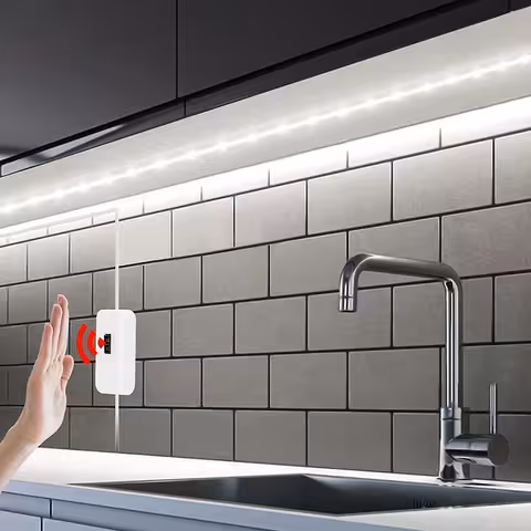 LED-strip koelwit 3m met bewegingssensor USB 5V voor keuken en badkamer