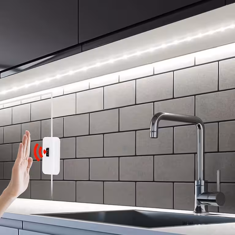 LED-strip koelwit 3m met bewegingssensor USB 5V voor keuken en badkamer