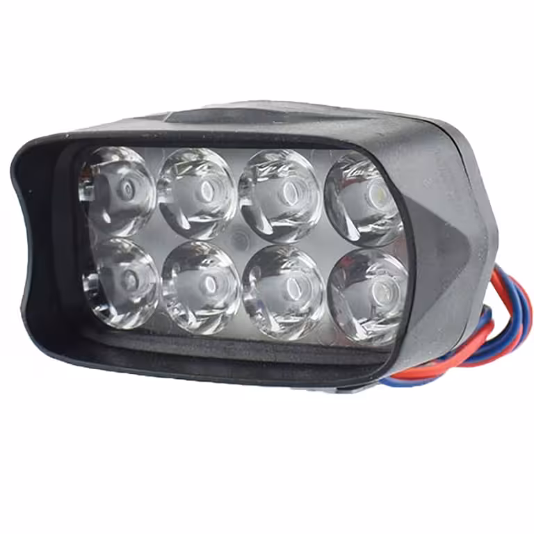 Universele LED projectorlamp 12–85V voor motor, fiets, scooter, ATV
