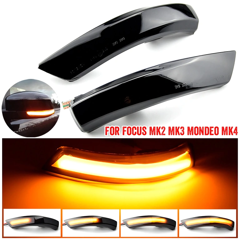 LED upgrade voor spiegels met sequentiële richtingaanwijzing