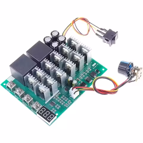 Digitale PWM motor DC snelheidcontroller 60A 100A 12V-55V | Toerentalregelaar DC-motor en HHO-generator