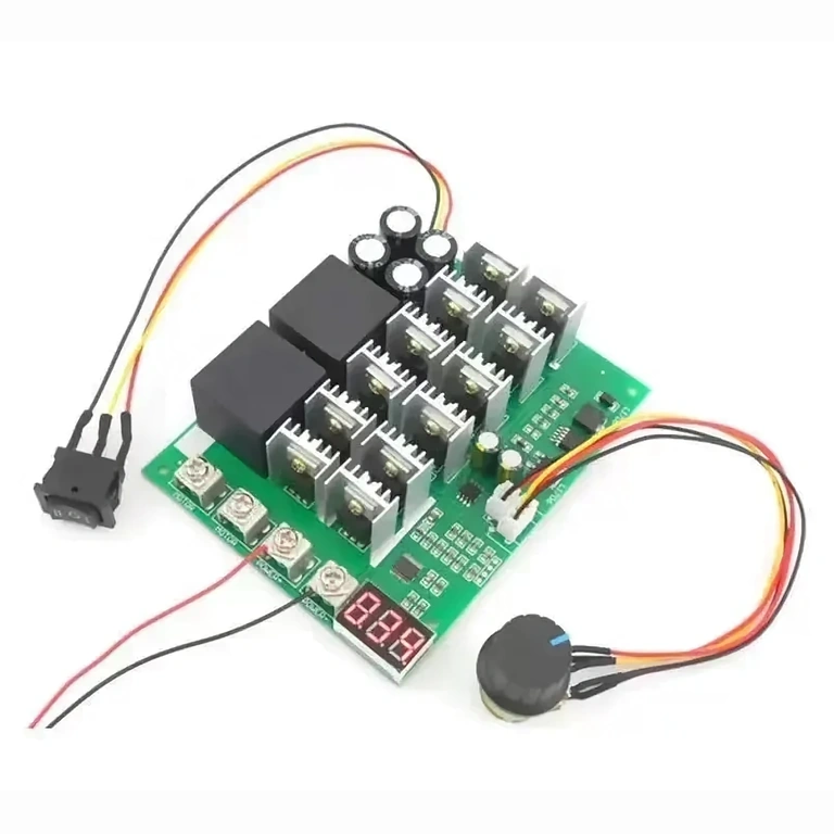 PWM-module met procentueel display voor DC-motortoerentalregeling