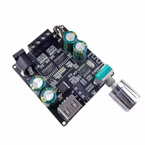Hi-Fi Bluetooth audio versterker 2x100W Klasse D – Professionele auto stereo module