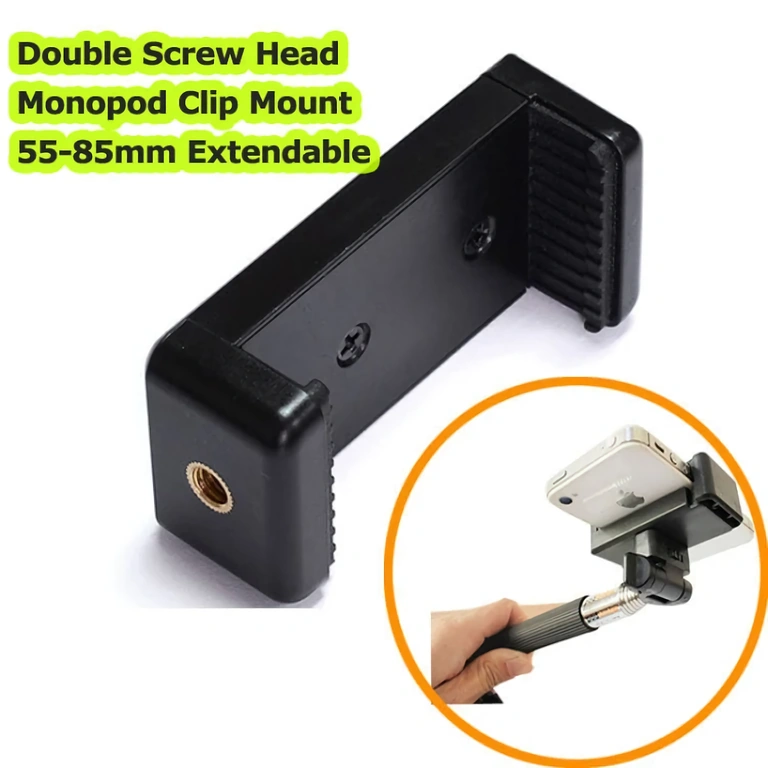 Universele telefooncliphouder Universele klem voor smartphone op statief