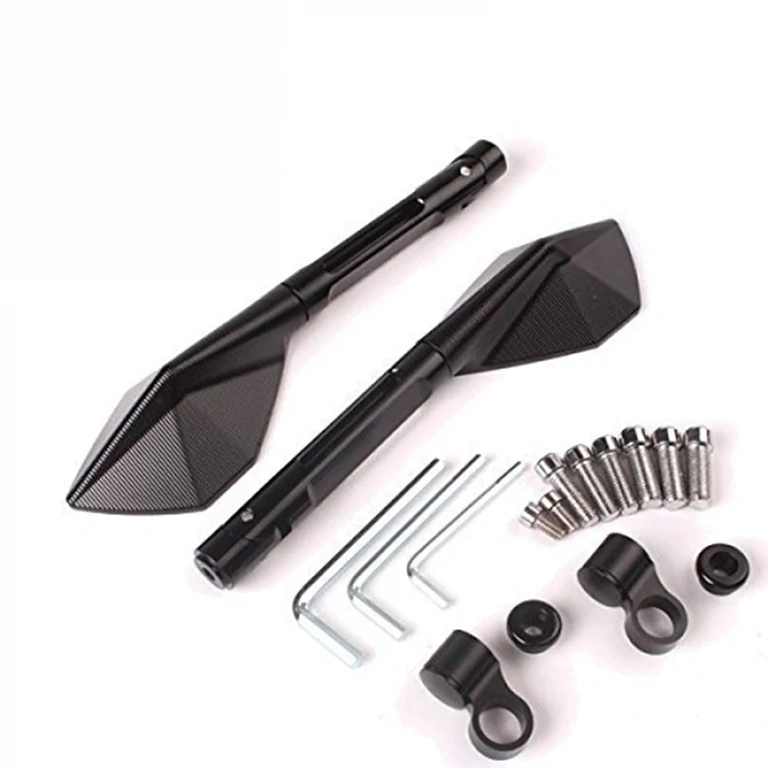 Motorfiets spiegels van CNC-bewerkte aluminium, premium Rizoma-design