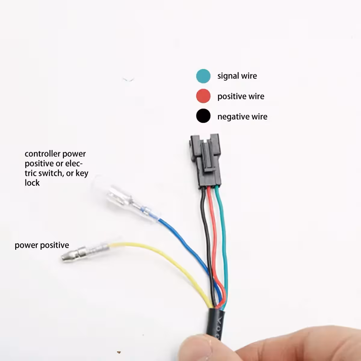 Montage-instructies voor hendel met voltmeter en contact voor elektrische scooters