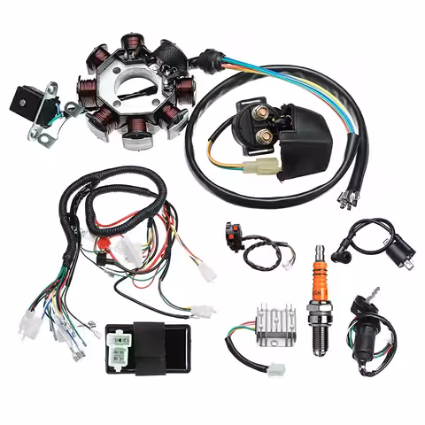Complete elektrische installatie ATV 150cc–300cc – kabelboom voor 4T verticale motor