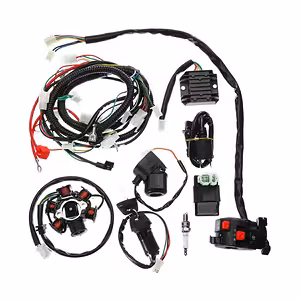 Complete elektrische installatie ATV Cross GY6 125cc / 150cc – kabelboom kit + startcomponenten