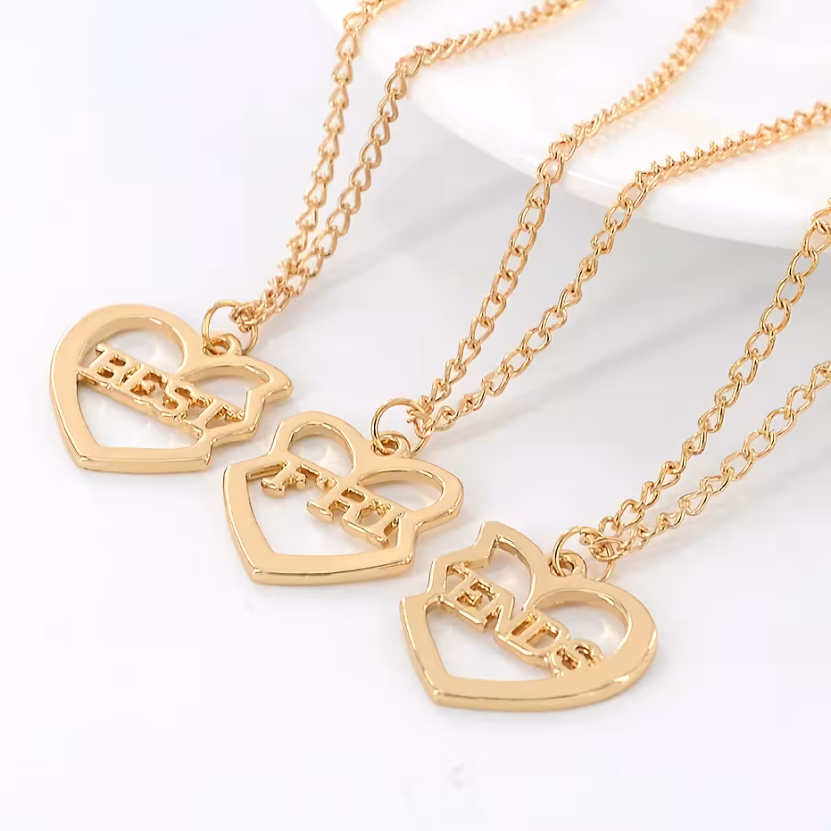 Kettingen met tekst Best Friends Forever, hanger voor elke vriendin