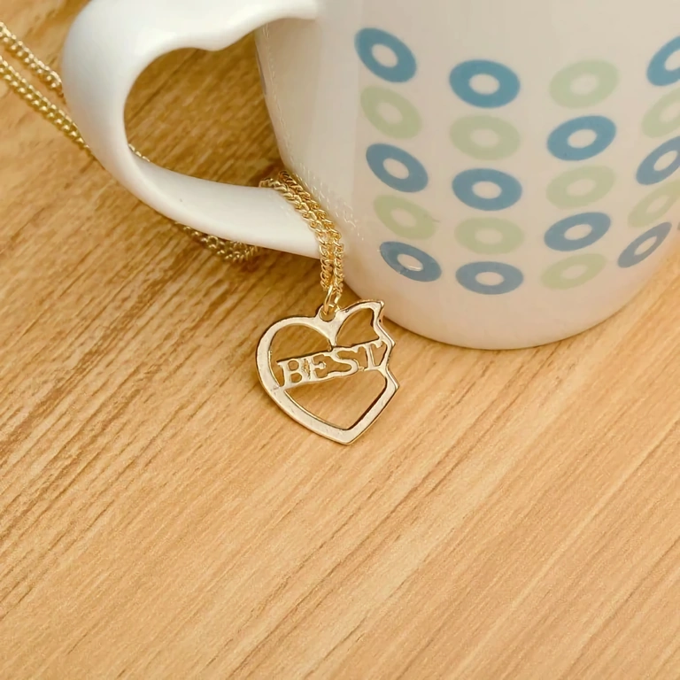 Gebroken hart BFF ketting – 3 stuks Hartketting voor 3 vrienden, klassiek BFF-model