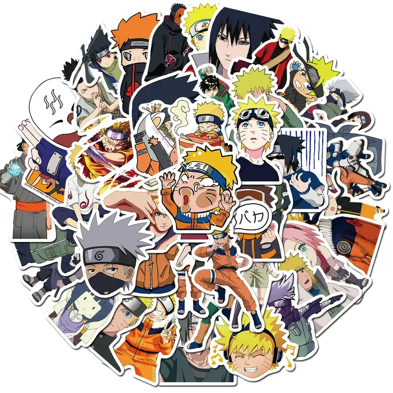 Naruto stickers voor skateboard of fiets Naruto Shippuden stickers voor persoonlijke voorwerpen, skateboard, scooters