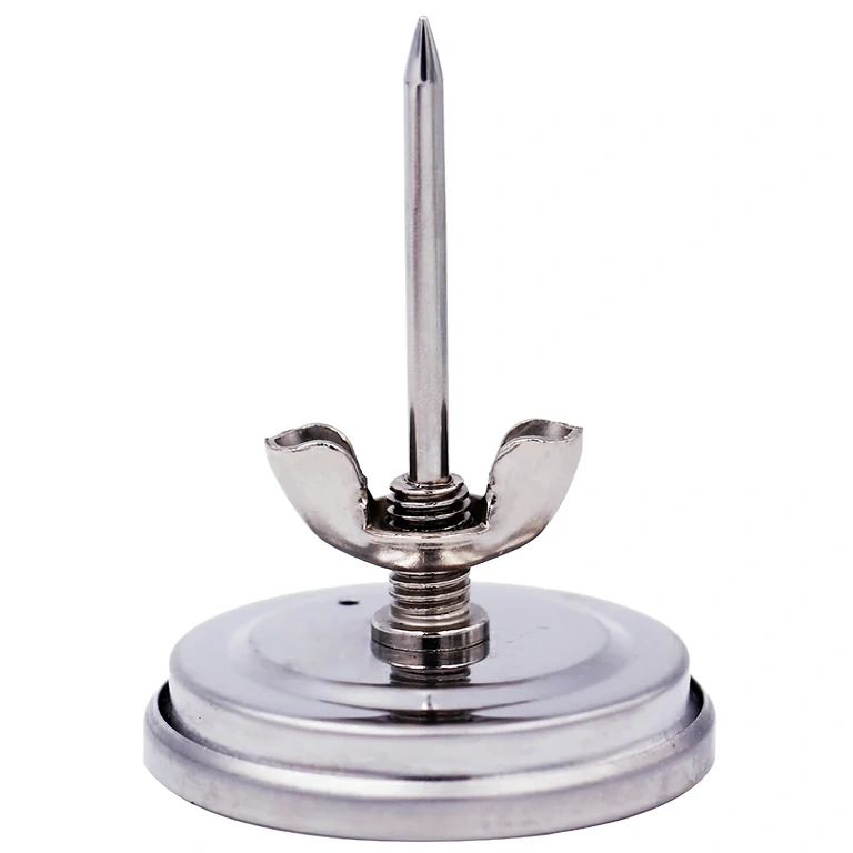 Thermometer met pen en klem voor bevestiging op grillkap