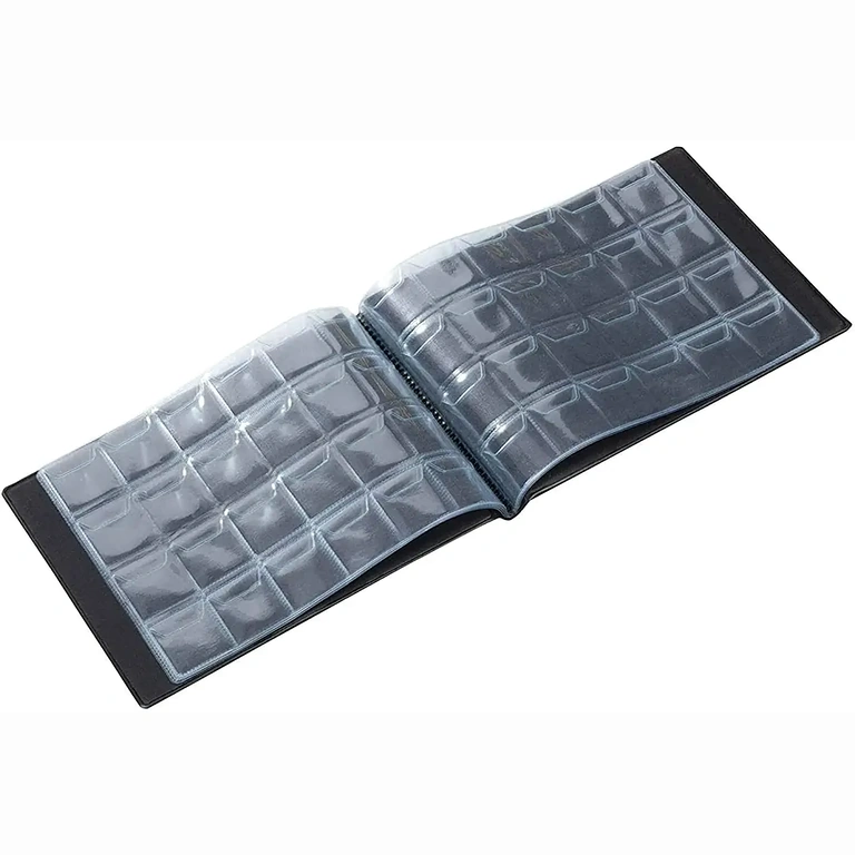 Groot muntalbum, 3x3 cm per vakje