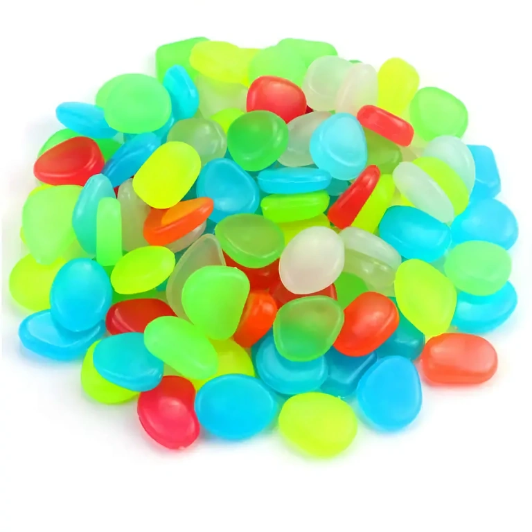 Decoratieve lichtgevende steentjes Fosforescerende decoratieve stenen voor landschapsinrichting