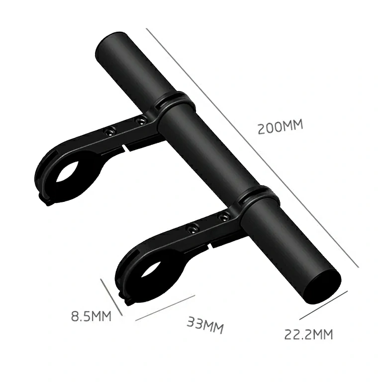 Aluminium fiets stuur extender – snelle montage Stuurverlengingsstang voor fiets – lichtgewicht en sterk