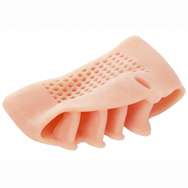 Roze siliconen set – 5-teenseparator en hallux correctie