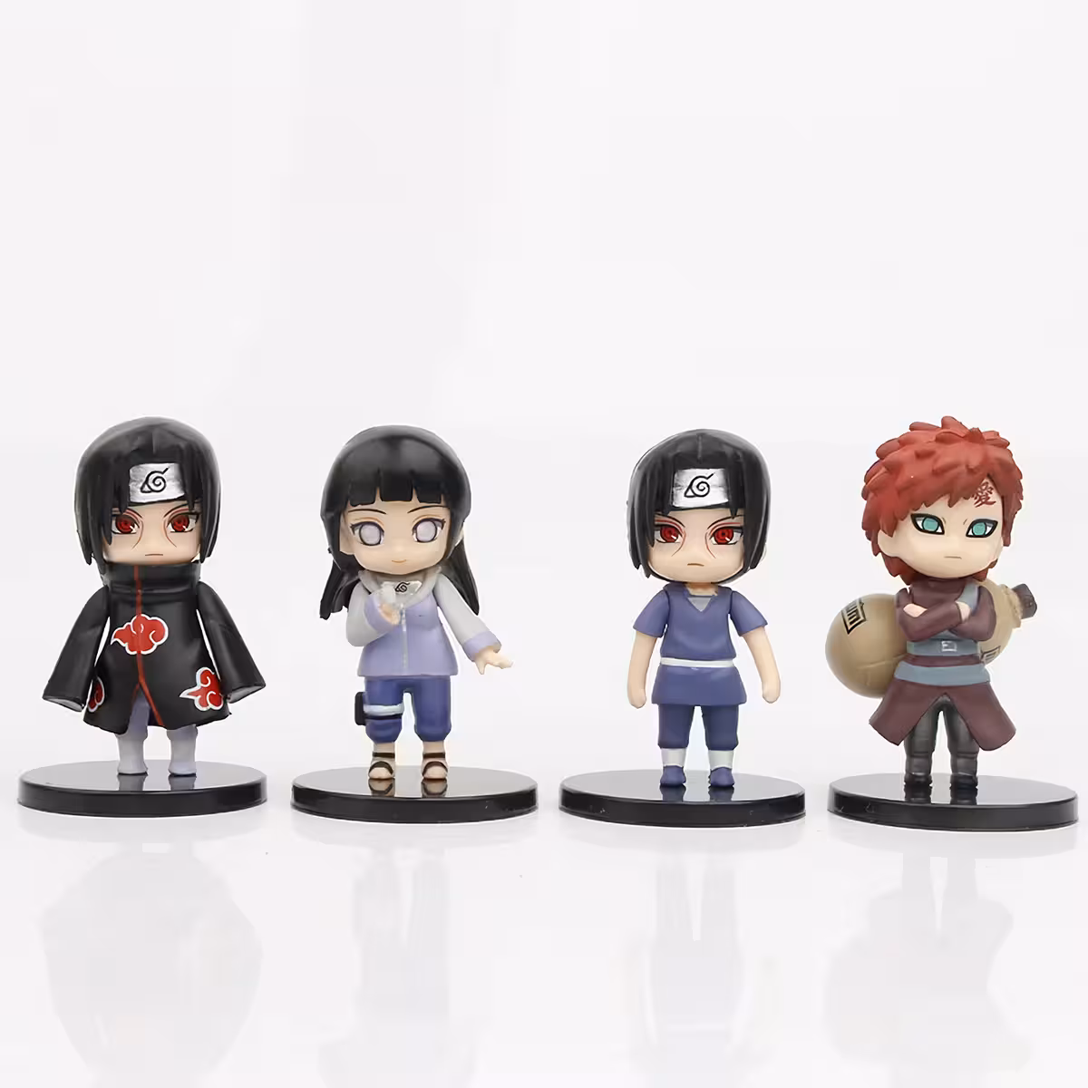 Decoratieve Naruto Shippuden set met kleine figuurtjes voor vitrines en bureau